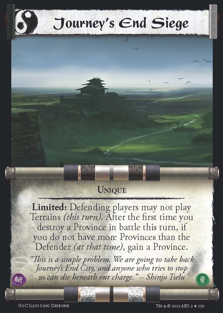 Journeys End Siege